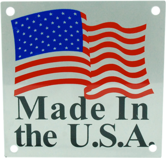 made in usa metal tag