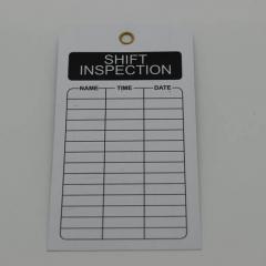 Vinyl shift inspection chart