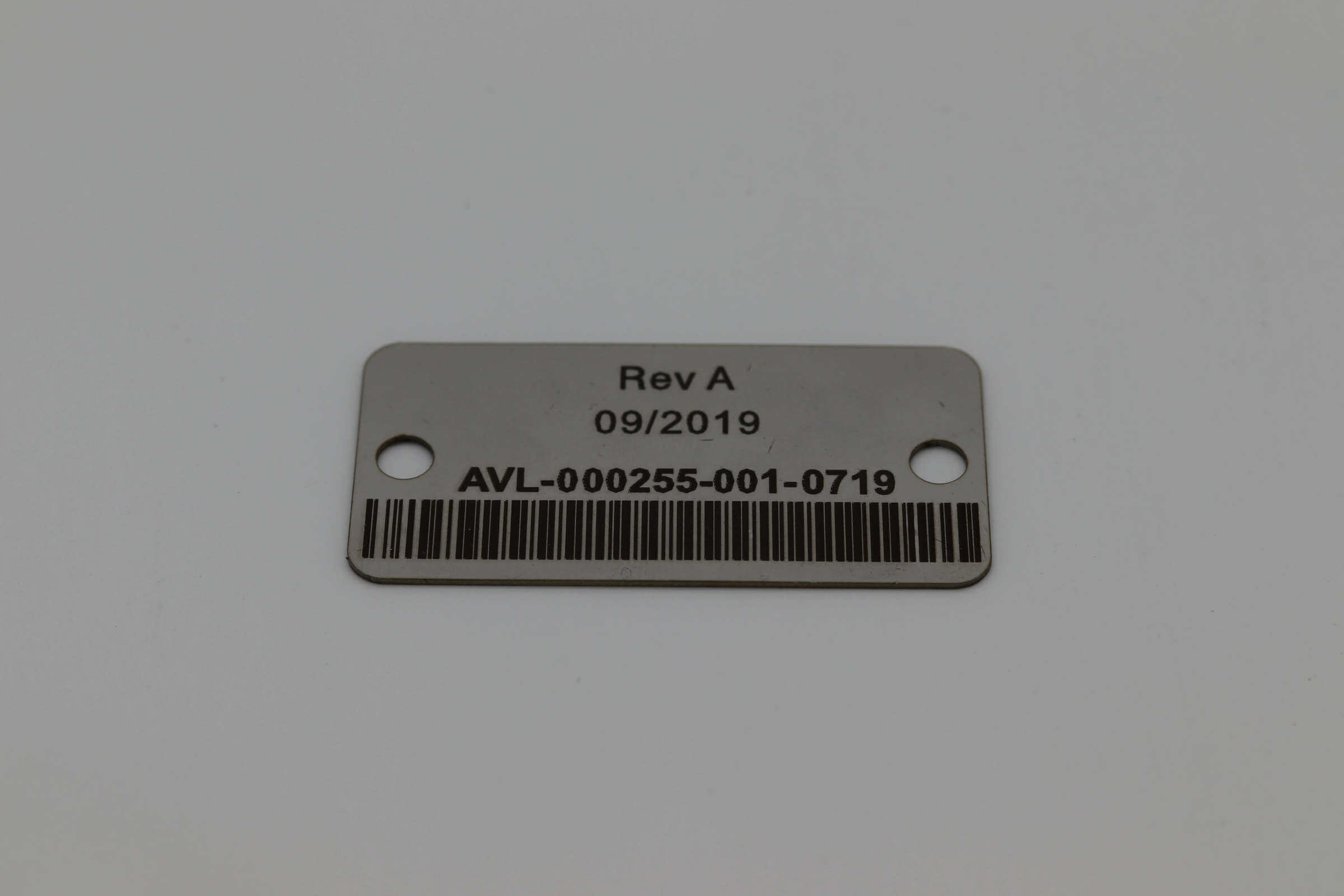 rectangular barcode tag