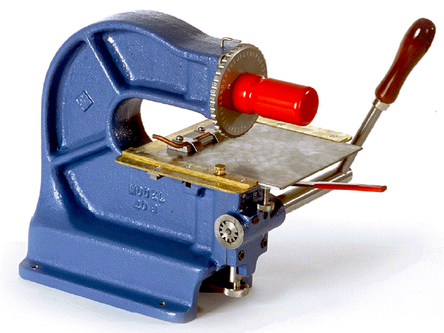 Blue Manual Model 40B Metal Stamping Machine